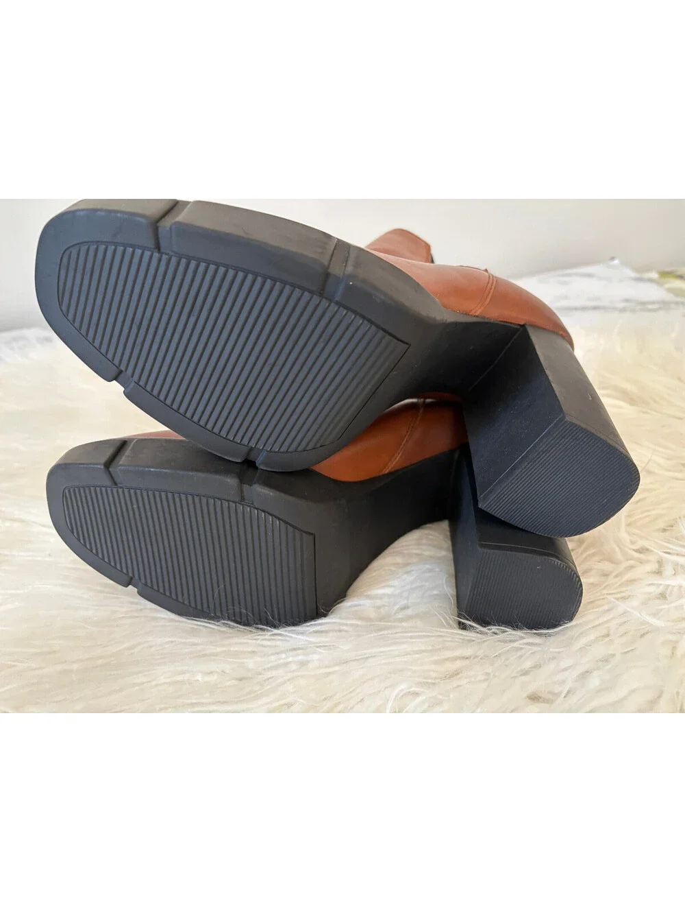 Steve Madden Women's Revised Fashion Booties Cognac Size 11M